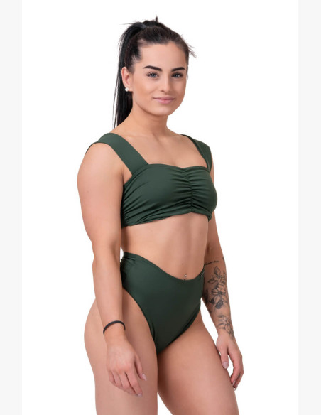 NEBBIA Miami Retro Bikini (top) green