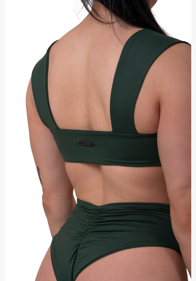NEBBIA Miami Retro Bikini (top) green