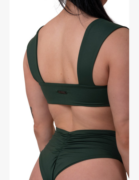 NEBBIA Miami Retro Bikini (top) green