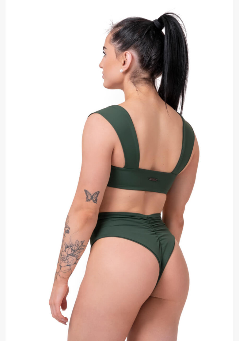 NEBBIA Miami Retro Bikini (top) green