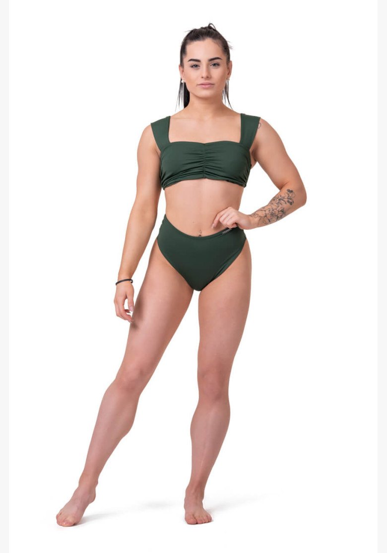 NEBBIA Miami Retro Bikini (top) green