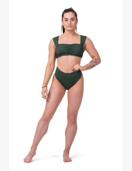 NEBBIA Miami Retro Bikini (top) green