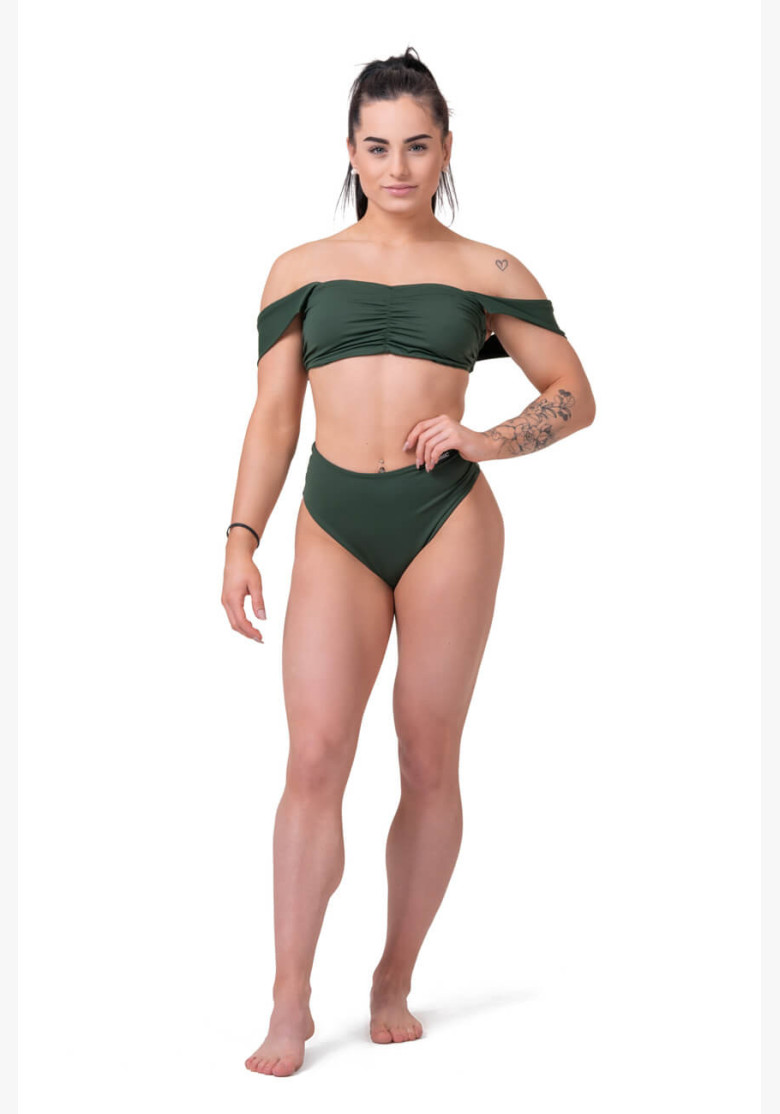 NEBBIA Miami Retro Bikini (top) green