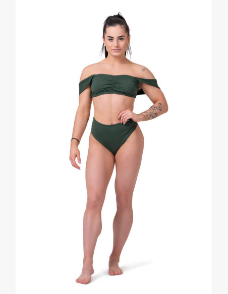 NEBBIA Miami Retro Bikini (top) green