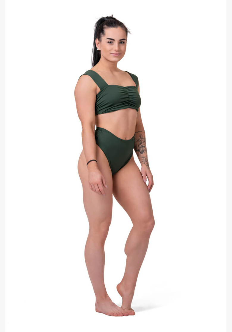 NEBBIA Miami Retro Bikini (top) green