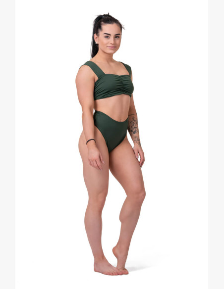 NEBBIA Miami Retro Bikini (top) green