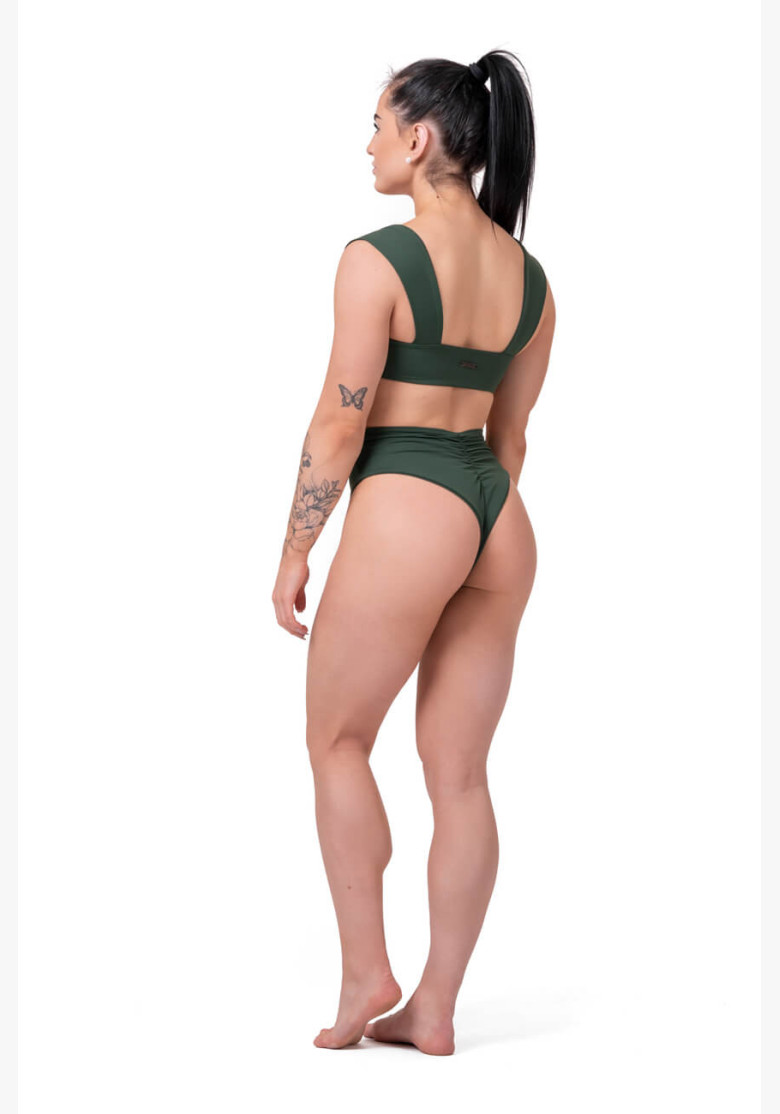 NEBBIA Miami Retro Bikini (top) green