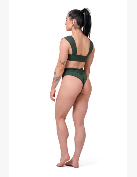 NEBBIA Miami Retro Bikini (top) green