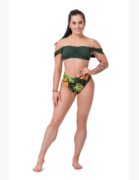 NEBBIA Miami Retro Bikini (top) green