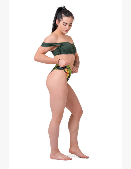 NEBBIA Miami Retro Bikini (top) green