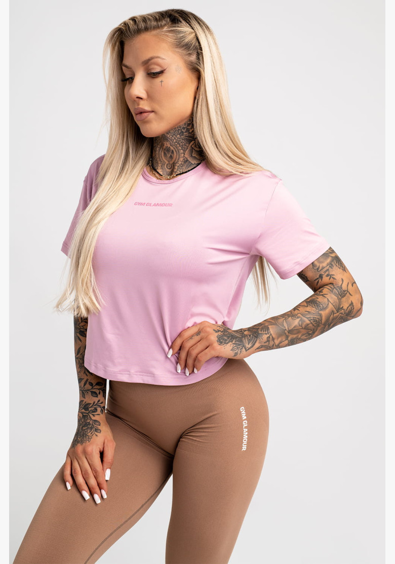 T-shirt Gym Glamour Sport Pink