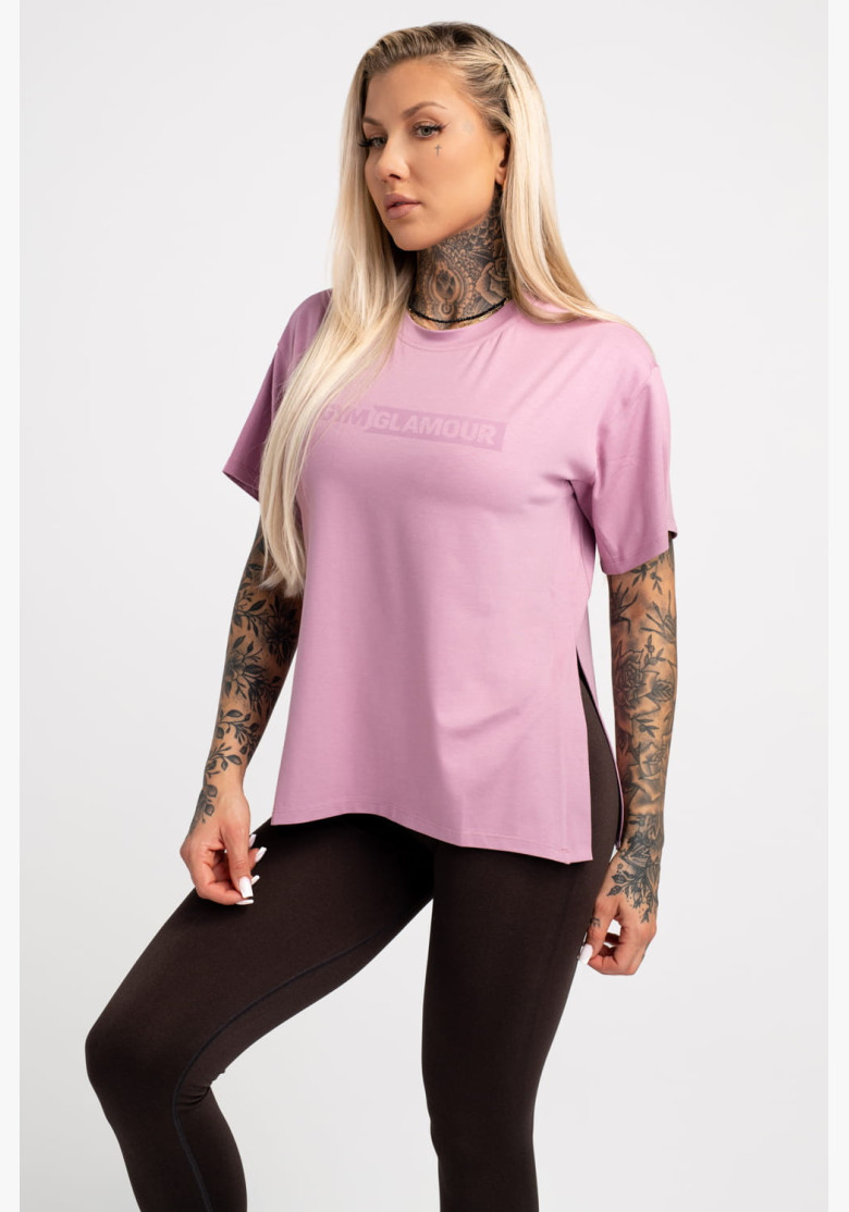 T-shirt Gym Glamour GLAMOUR Pink