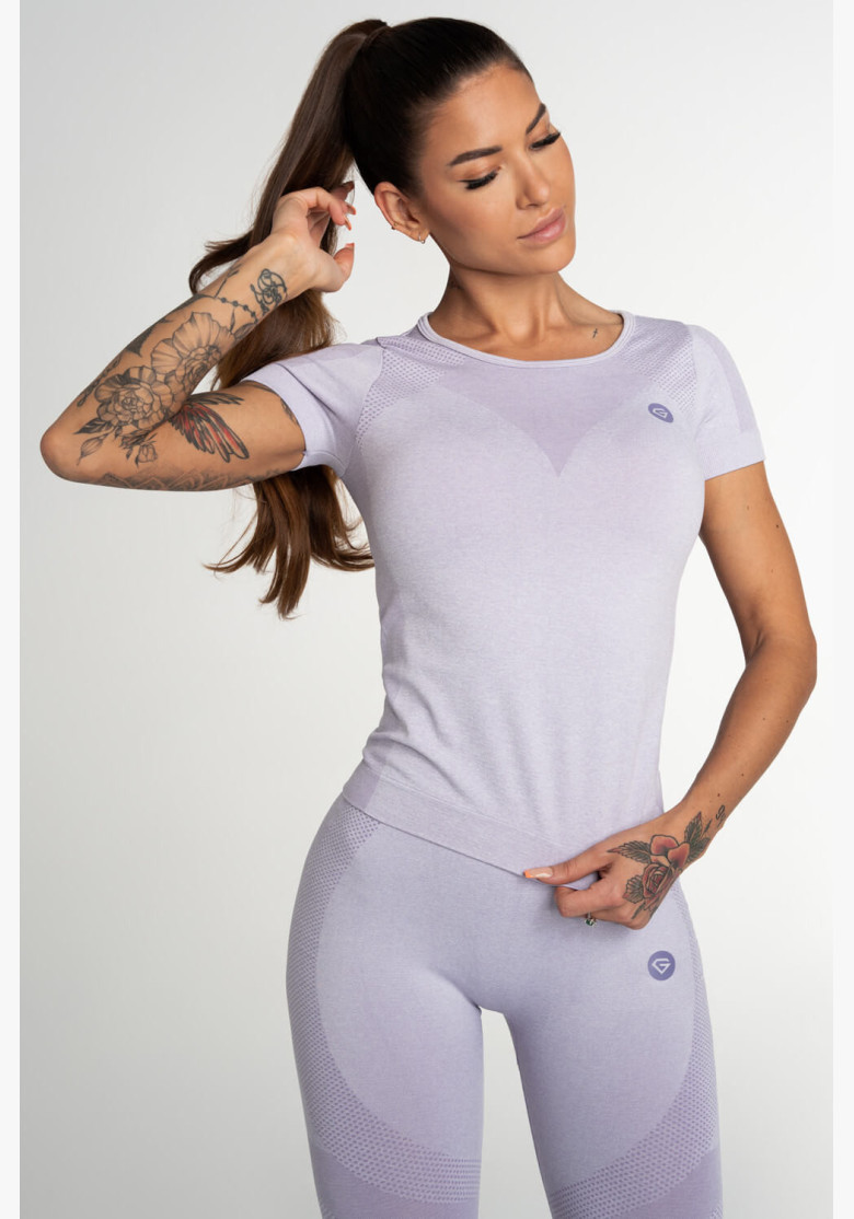 T-shirt Gym Glamour Fusion Lavender