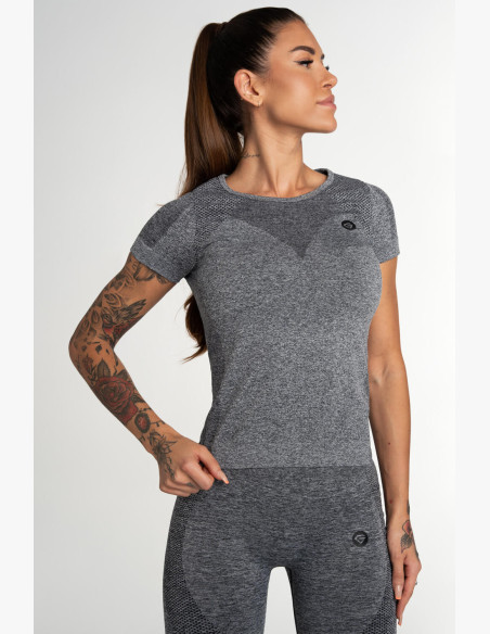 T-shirt Gym Glamour Fusion Dark Grey