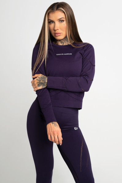 Long Sleeve Top Gym Glamour Mysterioso