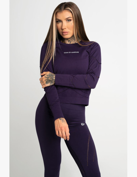 Long Sleeve Top Gym Glamour Mysterioso