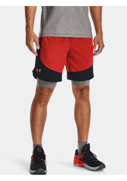 Kraťasy Under Armour HIIT Woven Colorblock Sts Radiant Red