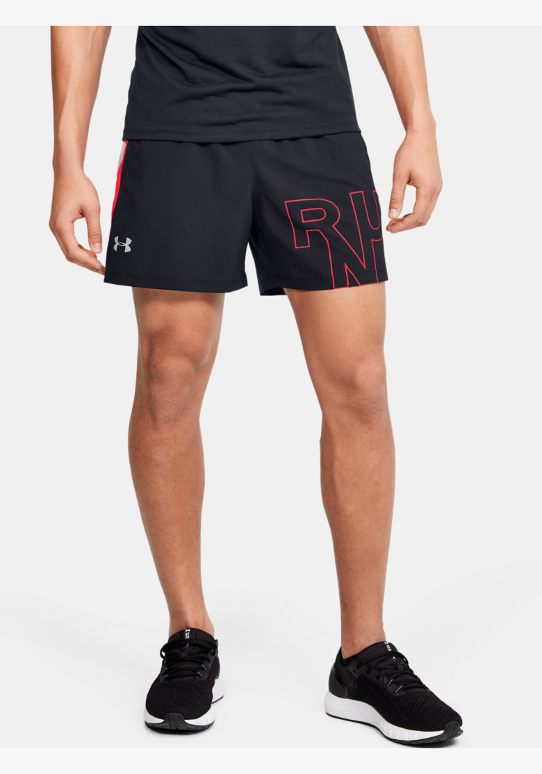 Kraťasy Under Armour M Launch Sw 5'' Graphic Short Black