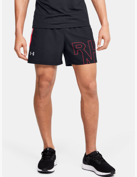 Shorts Under Armour M Launch Sw 5'' Graphic Short Black