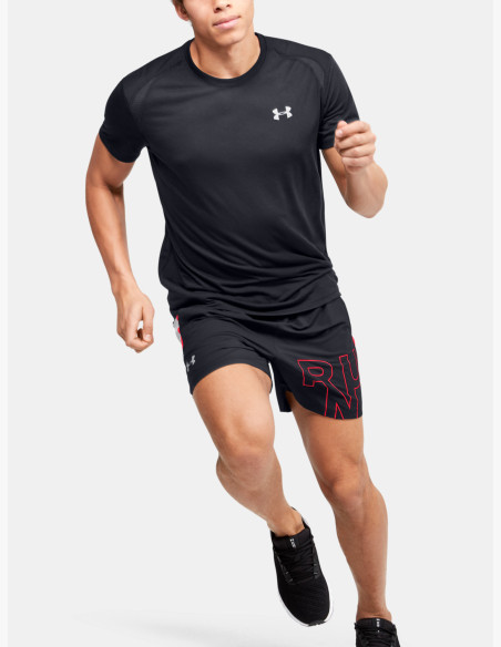 Shorts Under Armour M Launch Sw 5'' Graphic Short Black