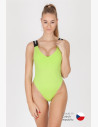 Dámske elegant body, ktoré je s rozopínacim rozkrokom na cvočky.