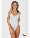 Dámske elegant body, ktoré je s rozopínacim rozkrokom na cvočky.