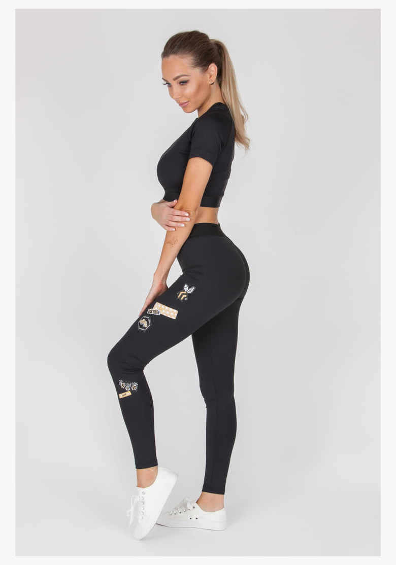 Crop-Top GoldBee Short Sleeve...