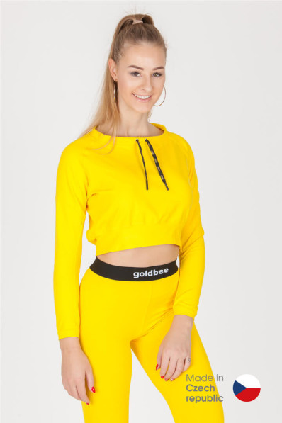 CropTop GoldBee BeCool Yellow