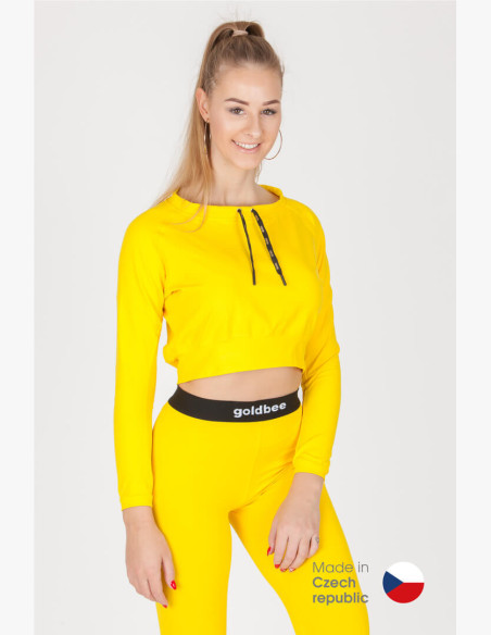 CropTop GoldBee BeCool Yellow
