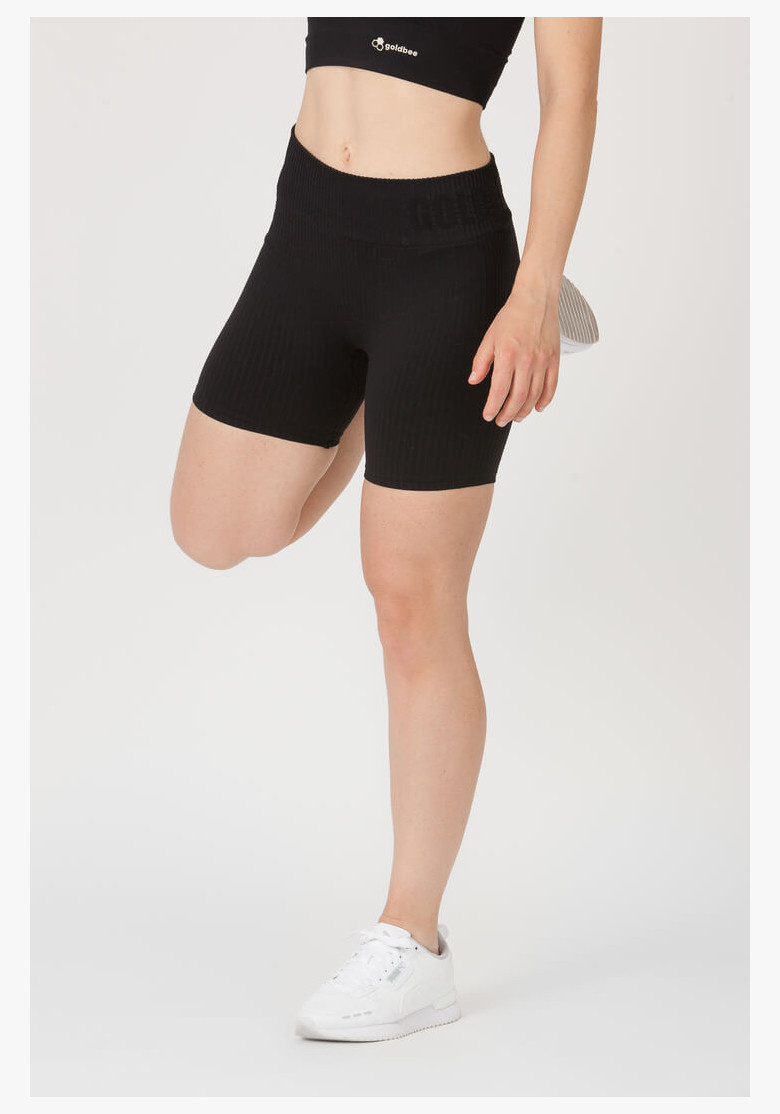 Shorts GoldBee BeSeamless Ribs Black