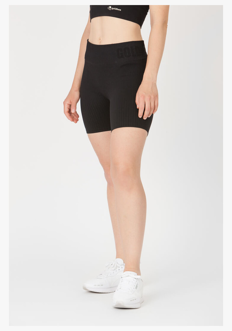 Shorts GoldBee BeSeamless Ribs Black