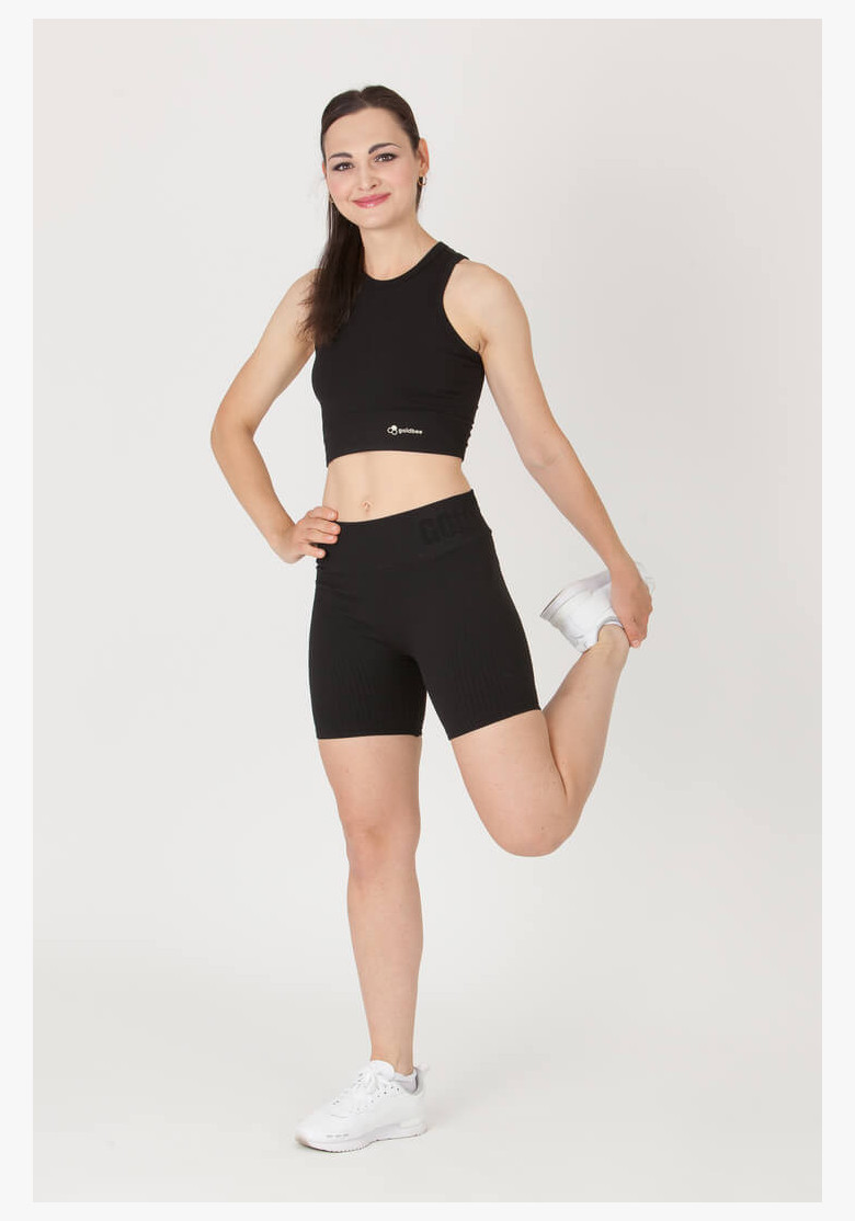 Shorts GoldBee BeSeamless Ribs Black