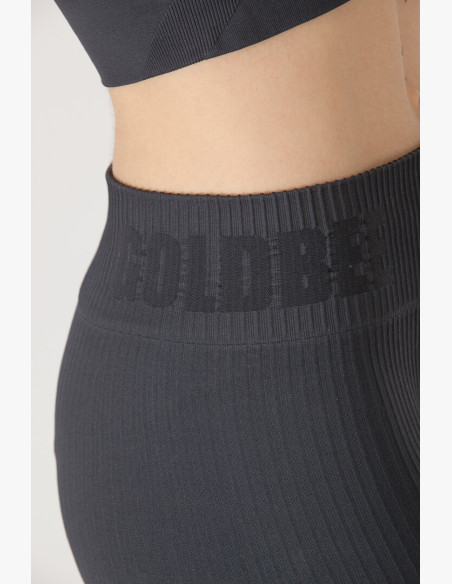 Shorts GoldBee BeSeamless Ribs Black Sand
