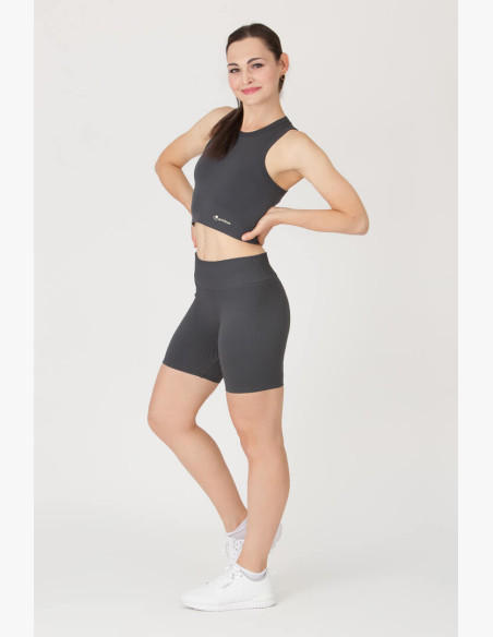 Shorts GoldBee BeSeamless Ribs Black Sand