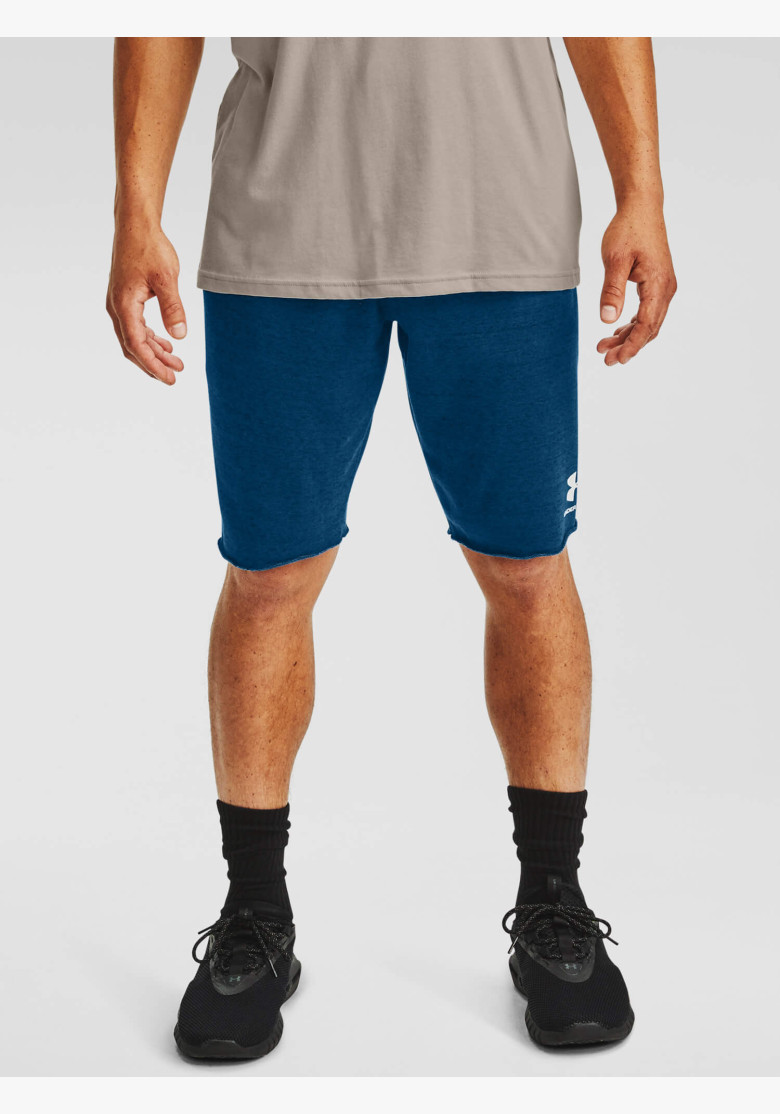 Kraťasy Under Armour SPORTSTYLE TERRY SHORT Graphite Blue