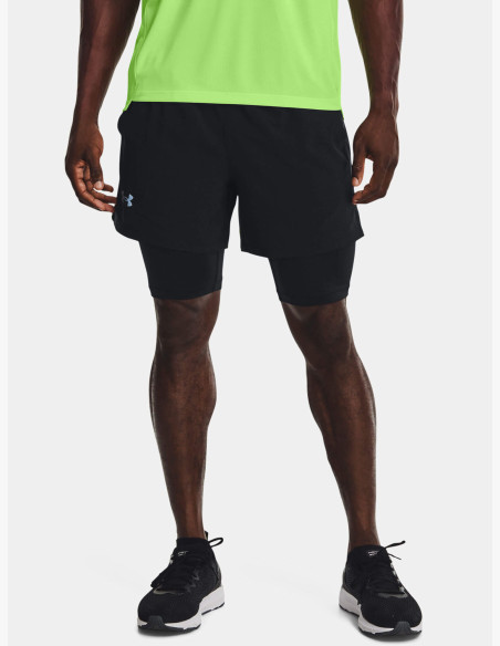 Shorts Under Armour UA LAUNCH 5'' 2-IN-1 SHORT Black