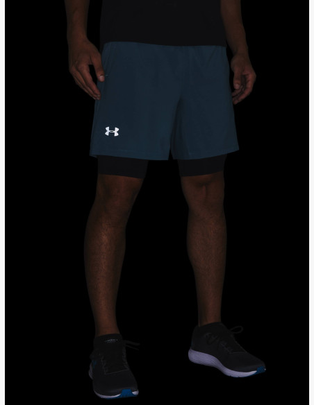 Shorts Under Armour UA LAUNCH SW 2-IN-1 SHORT Lichen Blue