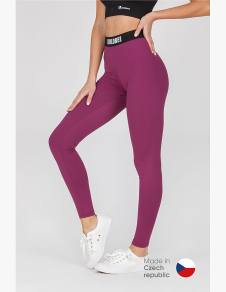 GoldBee BeOne Wine Leggings