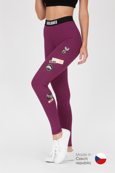 GoldBee BeOne Wine Laser Leggings