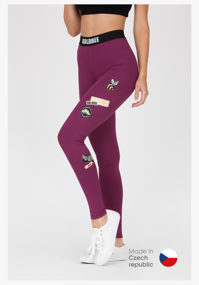 GoldBee BeOne Wine Laser Leggings