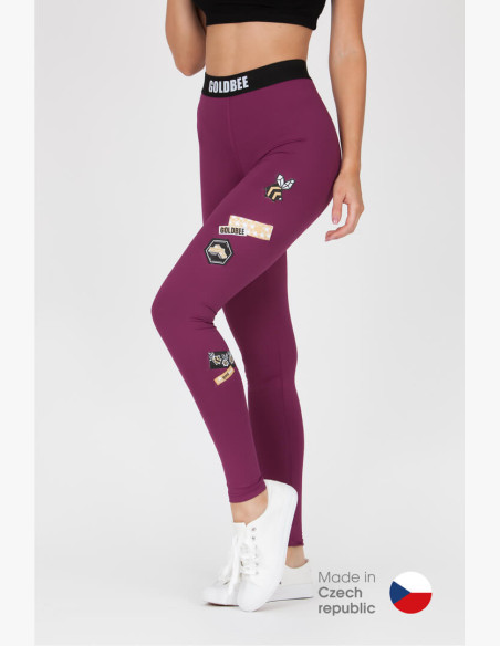 GoldBee BeOne Wine Laser Leggings