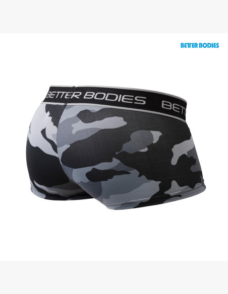 FITNESS GREY CAMOPRINT grey shorts - Better Bodies
