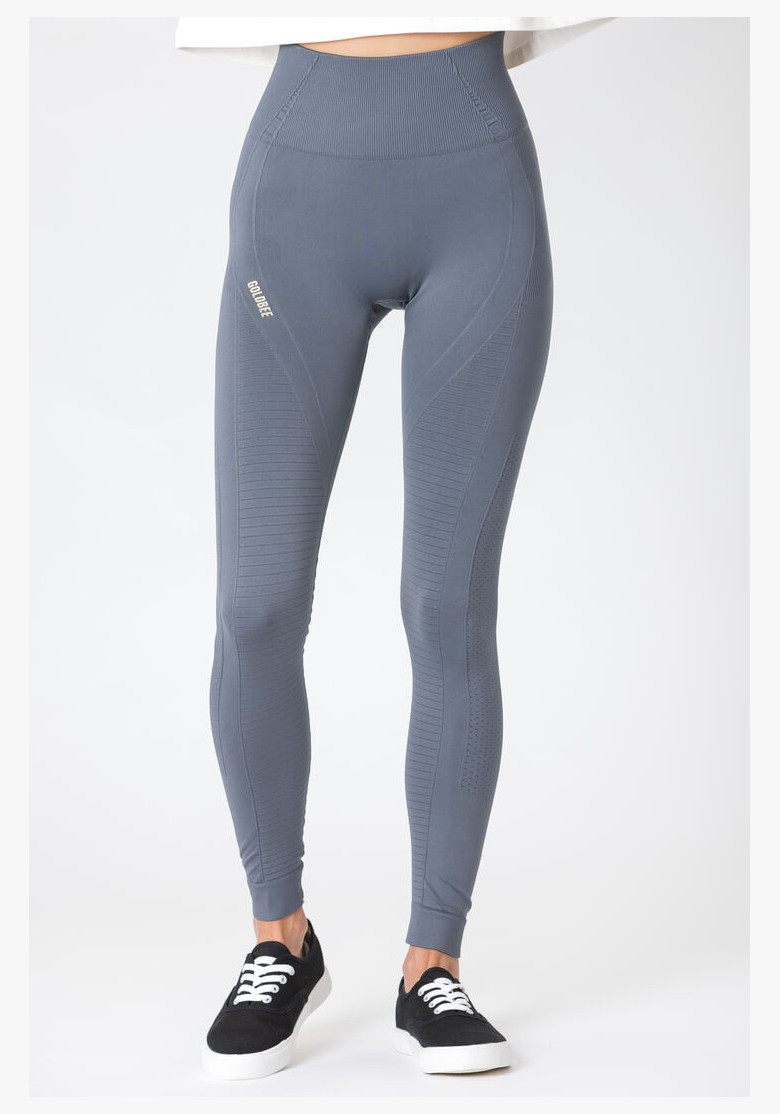 GoldBee BeSeamless Logo Quiet Shade Leggings