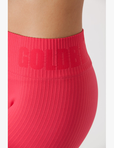 GoldBee BeSeamless Ribs TeaBerry Leggings