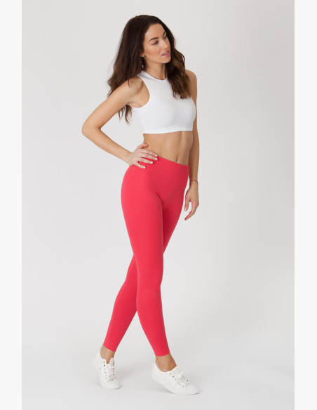 GoldBee BeSeamless Ribs TeaBerry Leggings