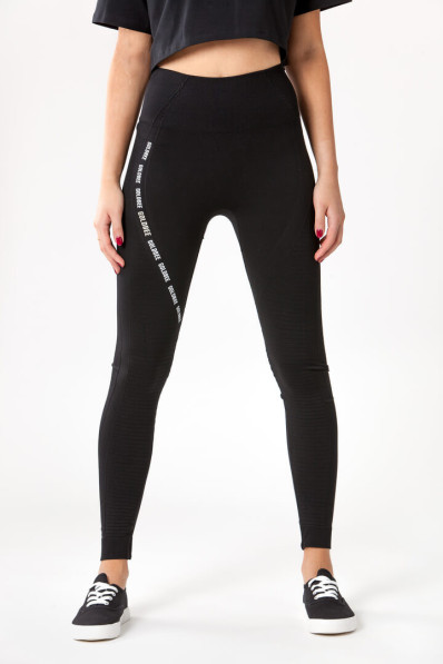 Legíny GoldBee BeSeamless Ripple Black