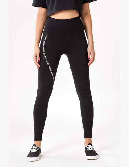 GoldBee BeSeamless Ripple Black Leggings