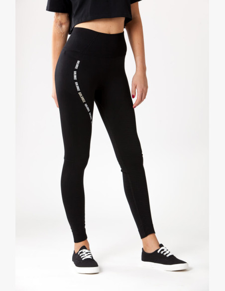 GoldBee BeSeamless Ripple Black Leggings