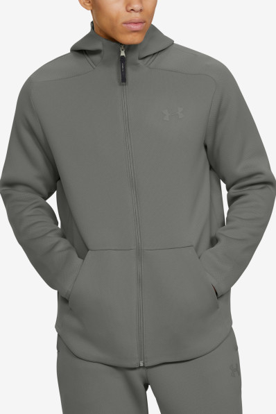 Mikina Under Armour Move Fz Hoodie Gravity Green