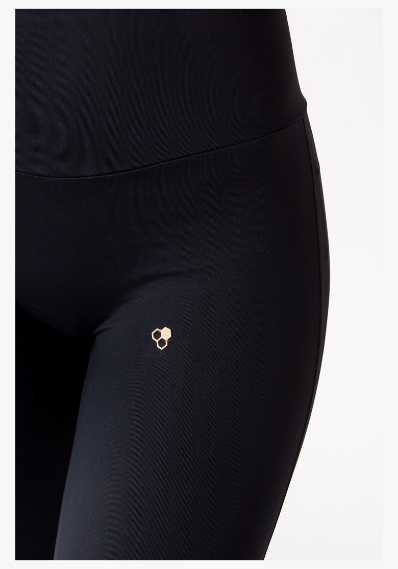 GoldBee HoneyComb Black Leggings